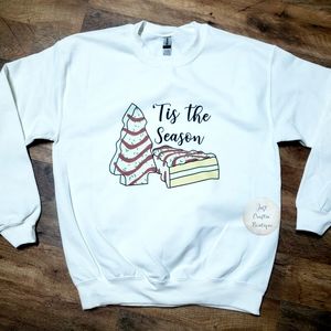 'Tis The Season Christmas Tree Cake Sweatshirt // Ready to Ship